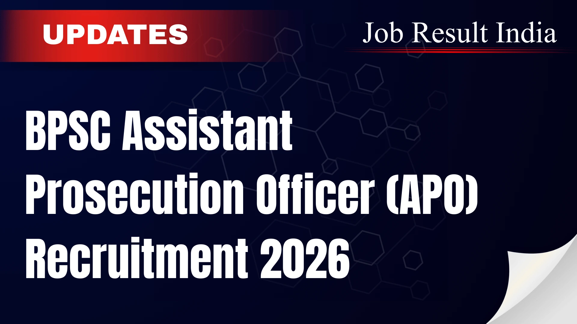 BPSC Assistant Prosecution Officer (APO)